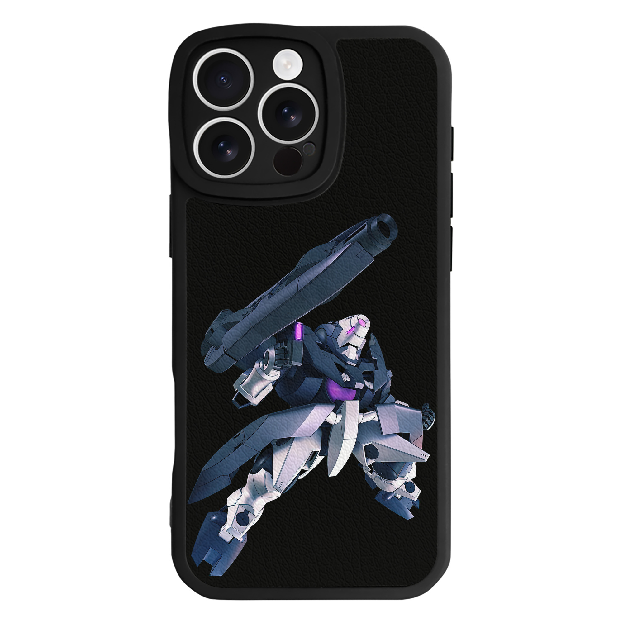 （画像用） 機動戦士ガンダム Mobile Suit Gundam 【iPhone 16シリーズ対応】シリコンスマホケース（レザー調） 材質：シリコン